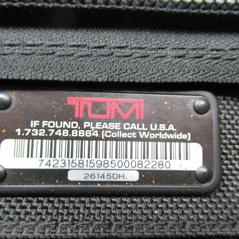 Tumi T-Pass Black Laptop‎ Briefcase Messenger Checkpoint Friendly 26145dh READ